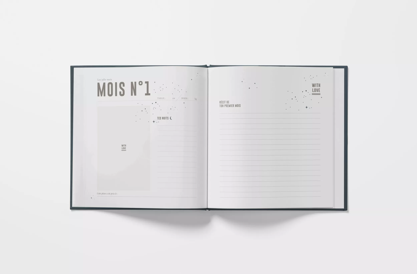 Boek met ster Mijn liefde