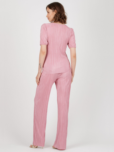 Pantalon palazzo de grossesse Rose AURA