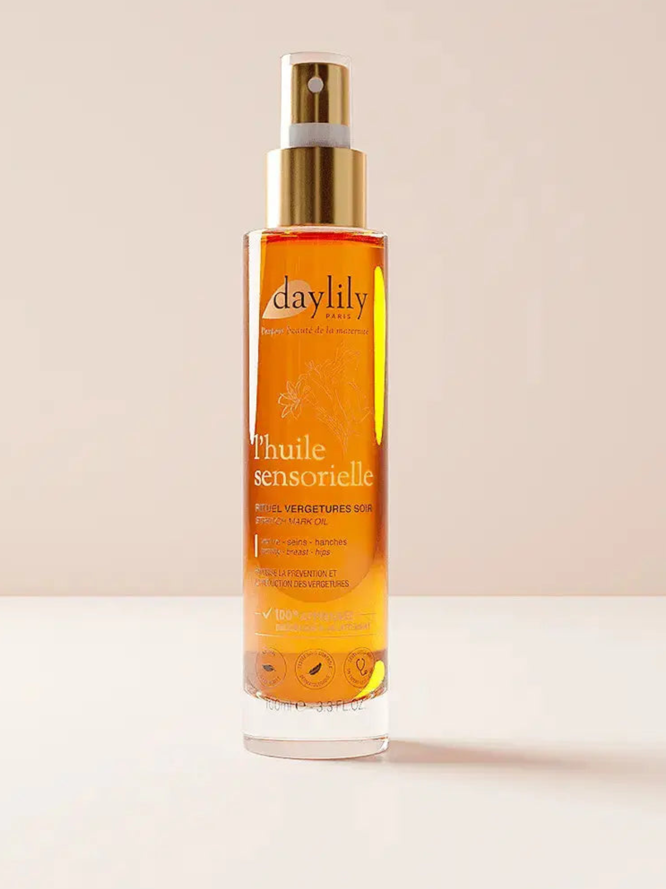 Huile Sensorielle Anti-Vergetures – 100 ml