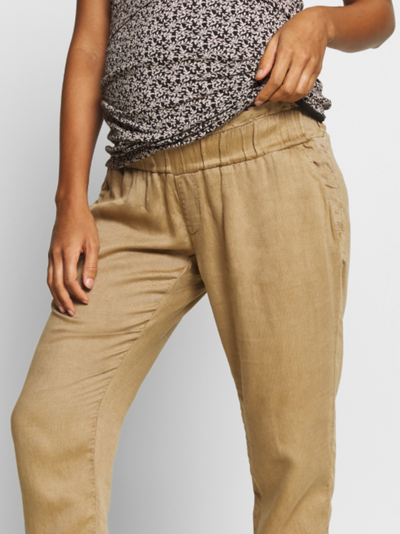 Pantalon de grossesse fluide Beige