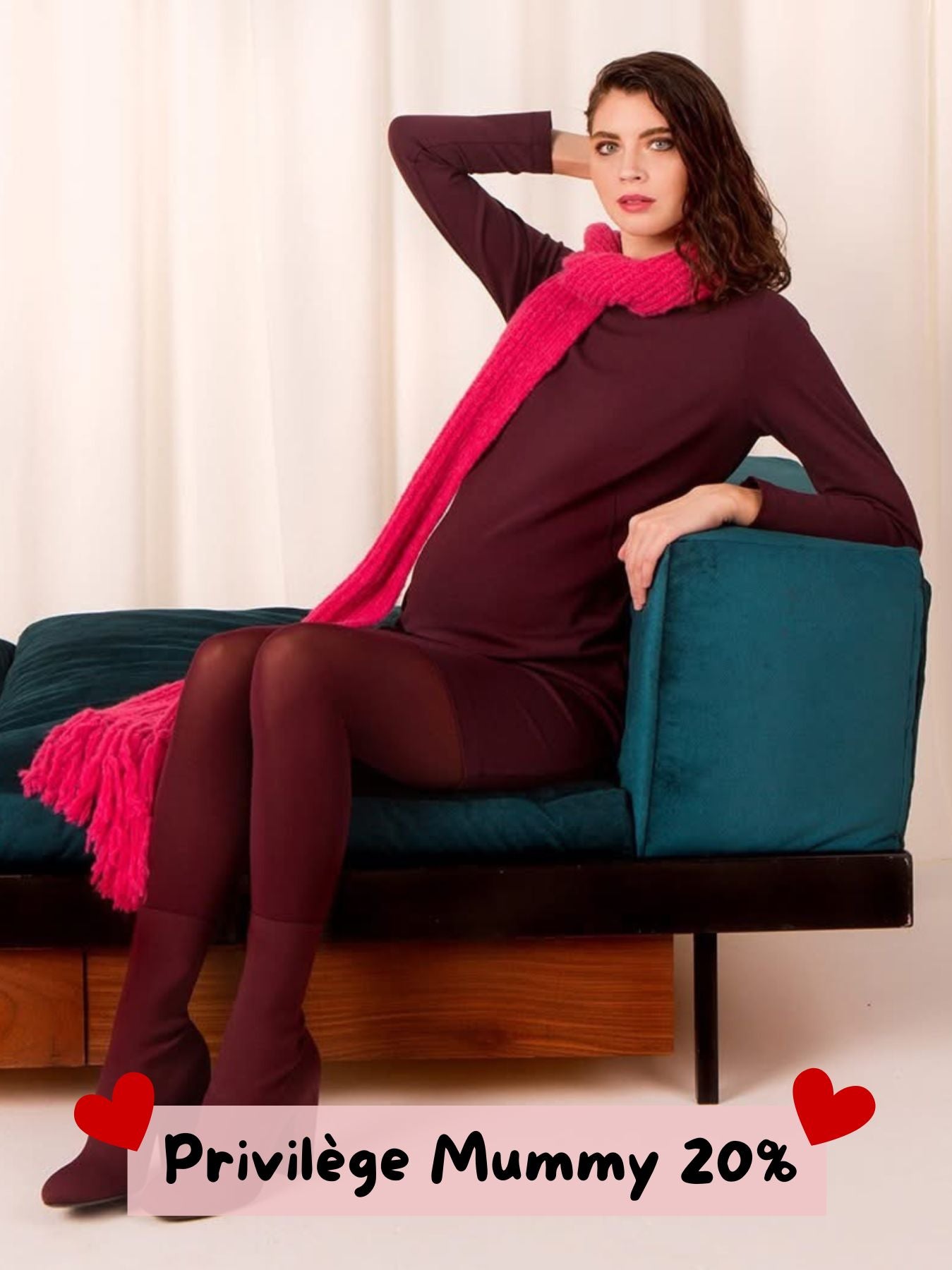 Robe de grossesse casual chic Chianti