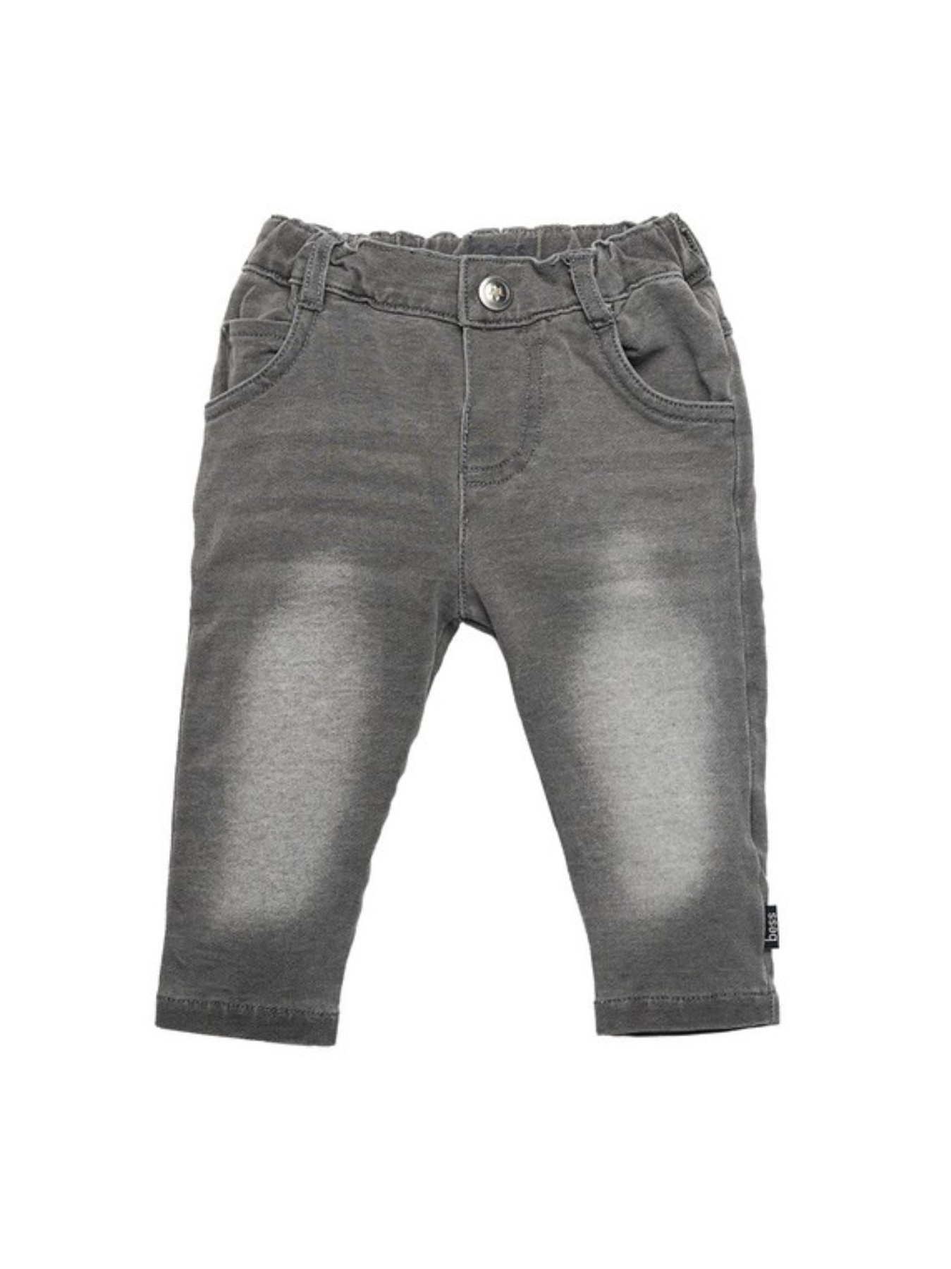 Pantalon en jeans pour bébé en denim gris