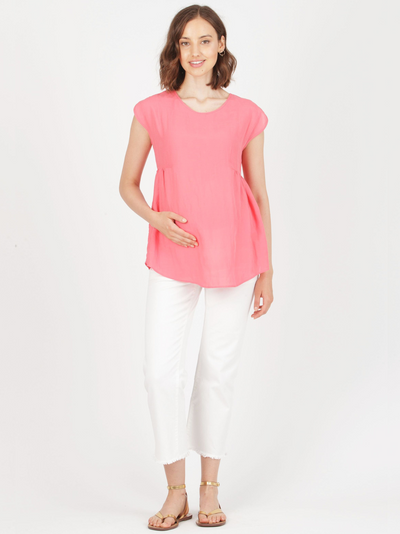 Anais Coral zwangerschapsblouse