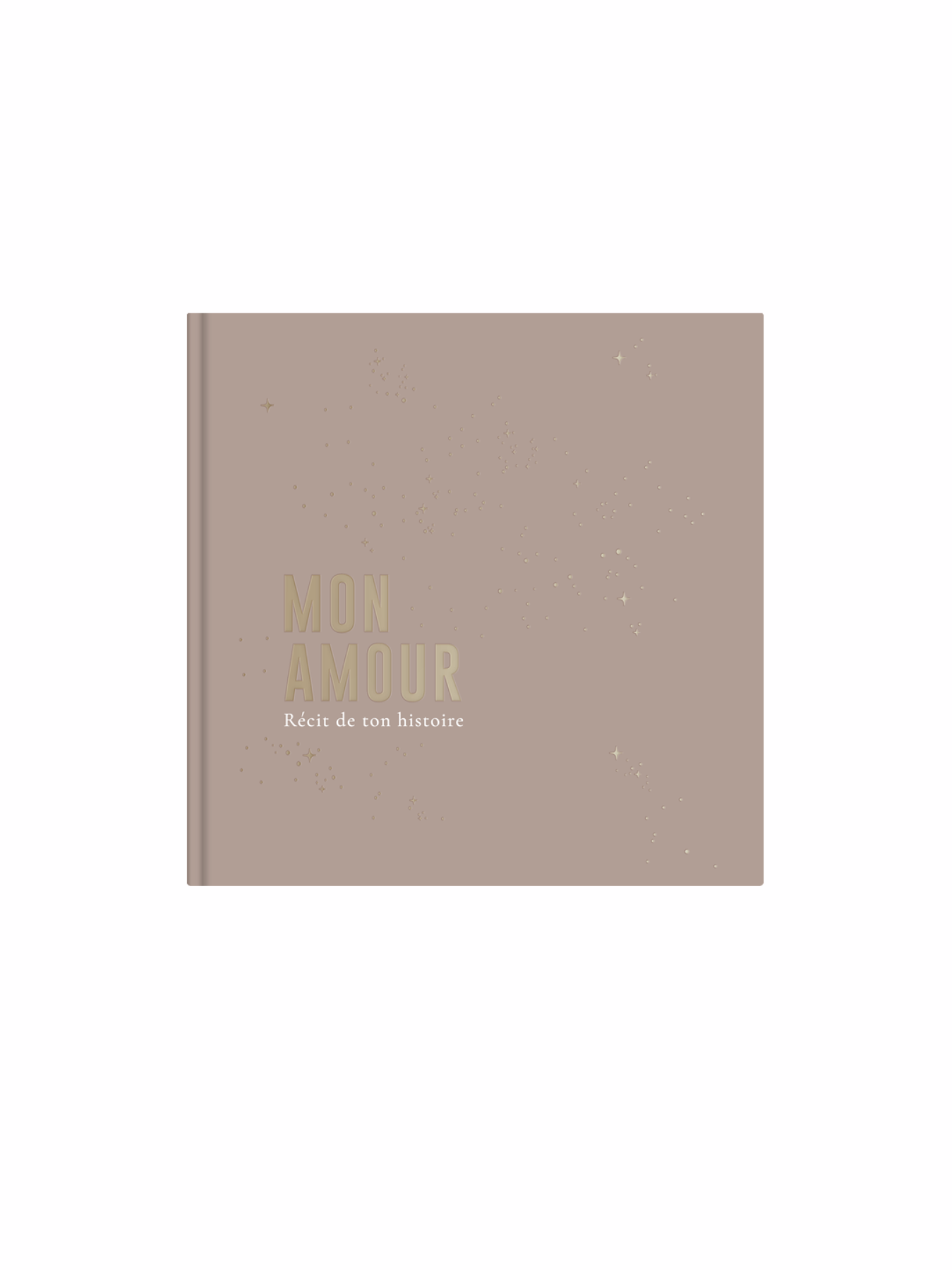 Livre étoilé Mon amour Rose bois