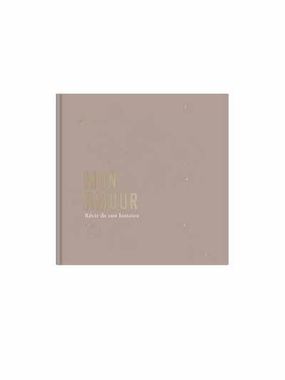 Livre étoilé Mon amour Rose bois