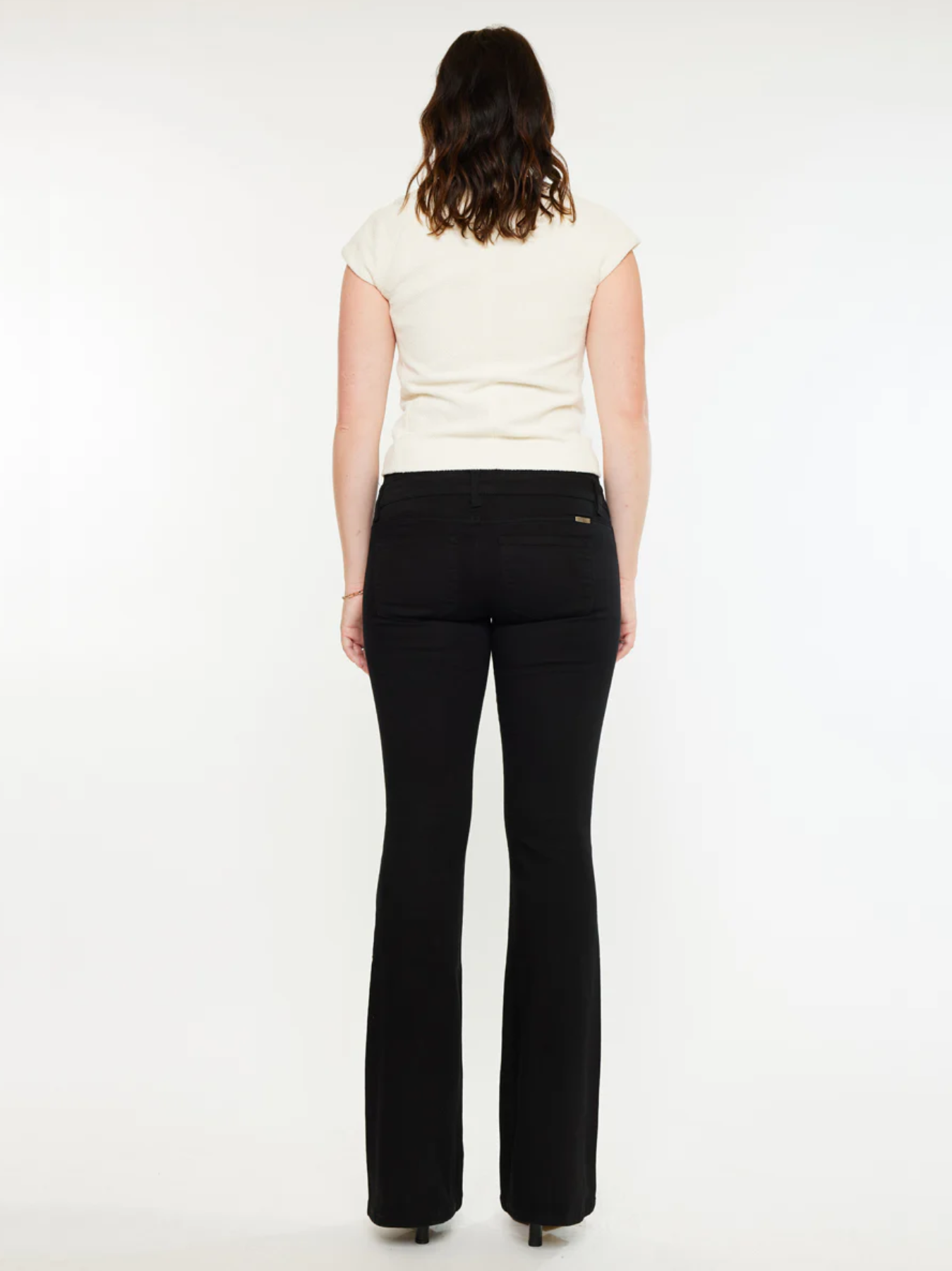 Jeans de grossesse bootcut Noir