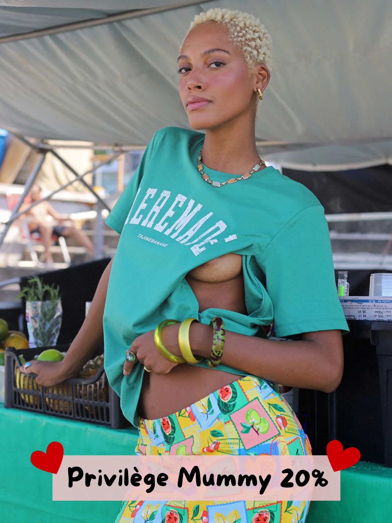 T-shirt maternité MERMADE Vert