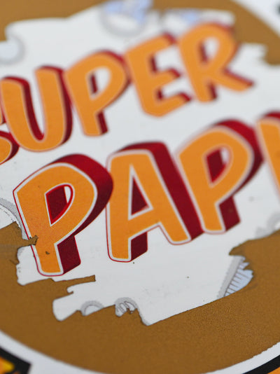Papi zwangerschapsaankondigingskaart