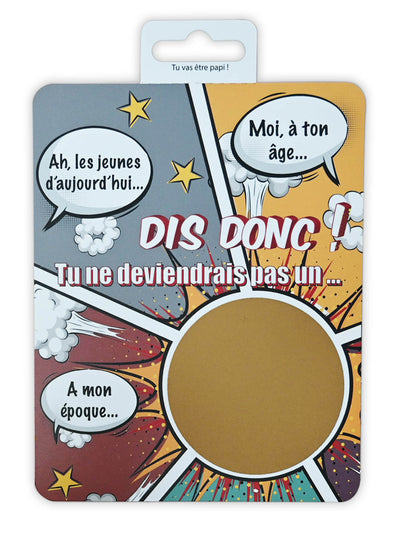 Papi zwangerschapsaankondigingskaart