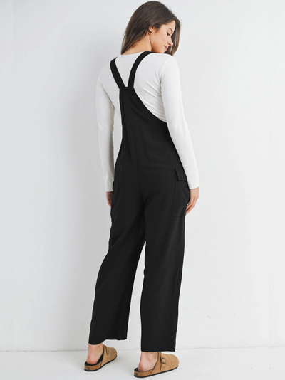 Salopette de maternité à jambe droite ajustable