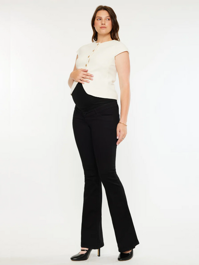 Jeans de grossesse bootcut Noir