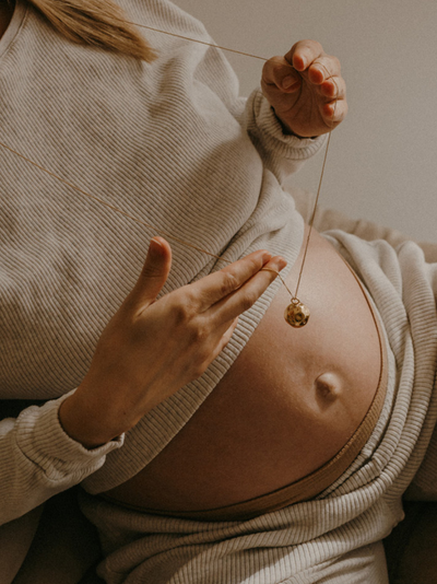 Moon Silver Pregnancy Bola