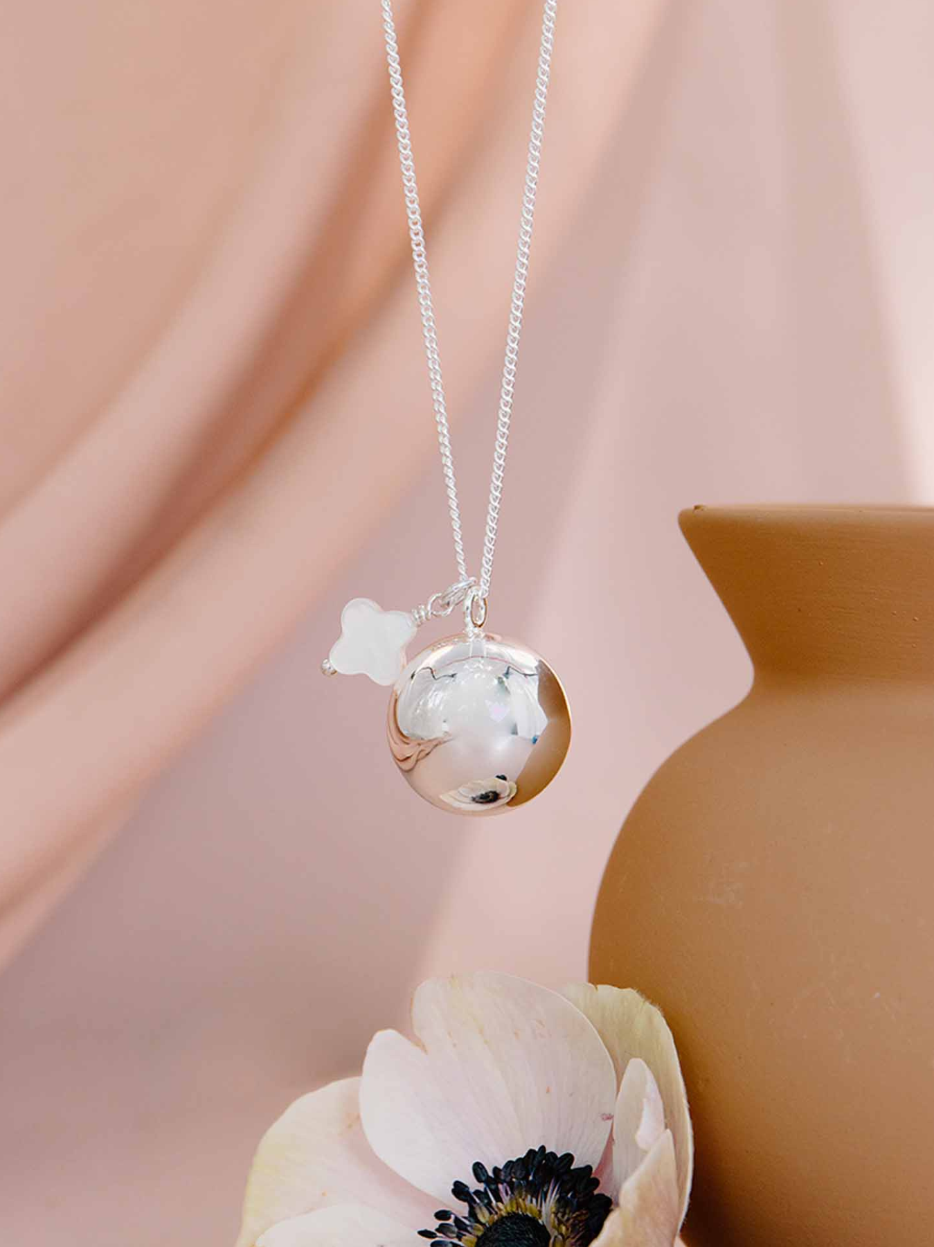 Bola de grossesse Colombe Argent