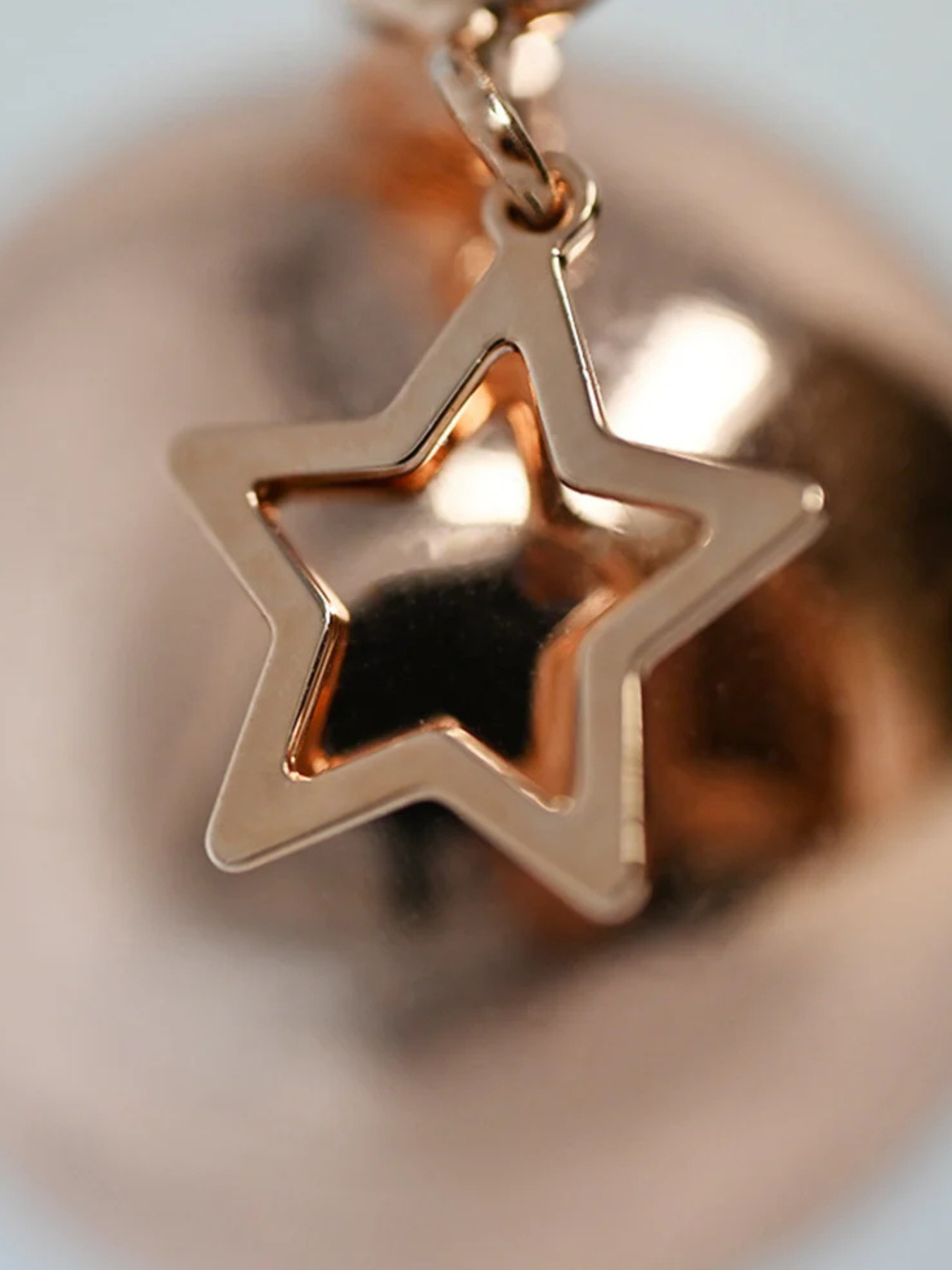 Gold/Pink Starry Pregnancy Bola