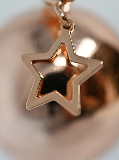 Gold/Pink Starry Pregnancy Bola