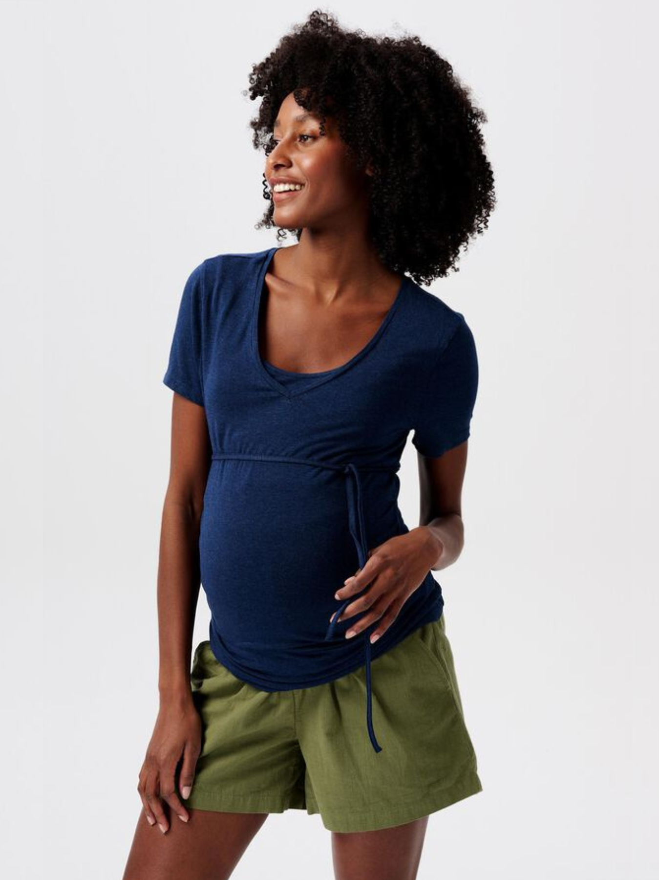 T-shirt essentiel grossesse et allaitement Navy