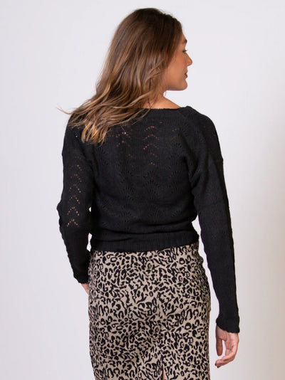 Cardigan de grossesse Wrap Noir
