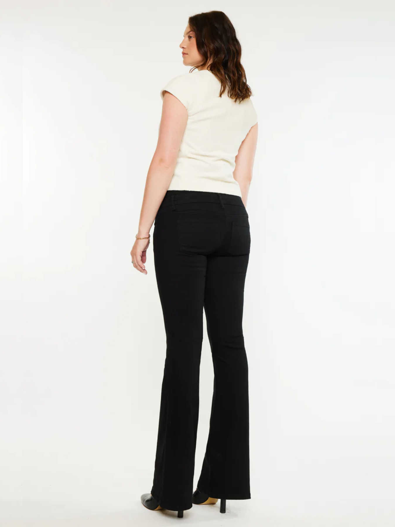 Jeans de grossesse bootcut Noir