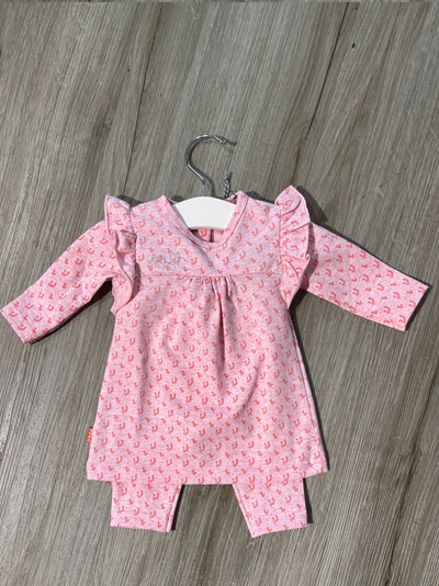 Ensemble pour fille Rose
