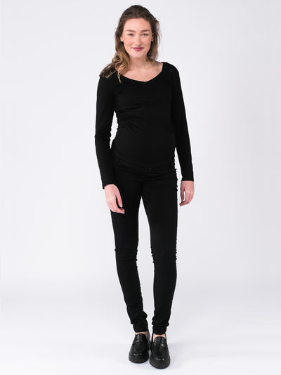 Jeans de grossesse Sophia souple Noir