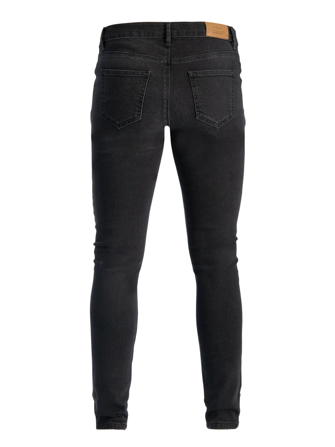 Black washed denim maternity jeggings