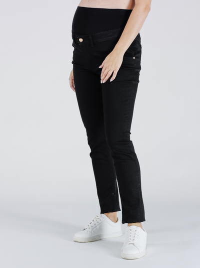 Sharon slanke zwangerschapsjeans Zwart