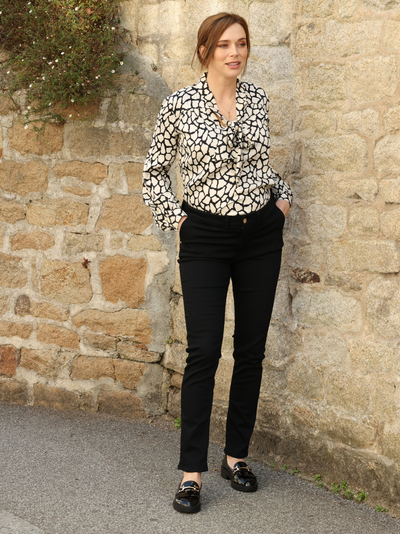 Sharon slanke zwangerschapsjeans Zwart