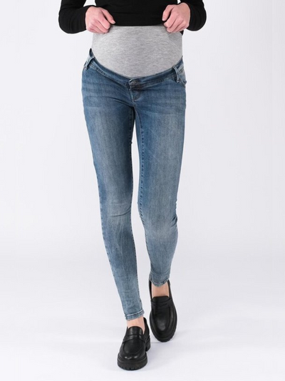Jeans de grossesse superskinny en denim fashion