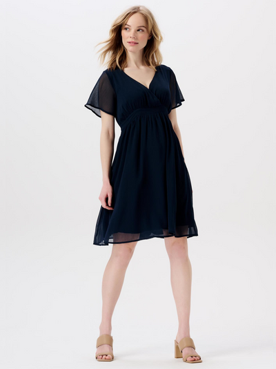 Robe de grossesse fluide Navy