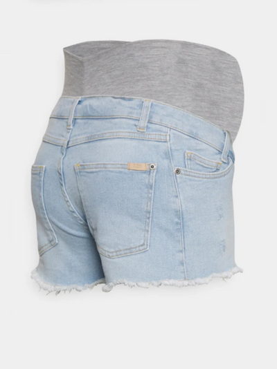 Gerafelde korte zwangerschapsshort