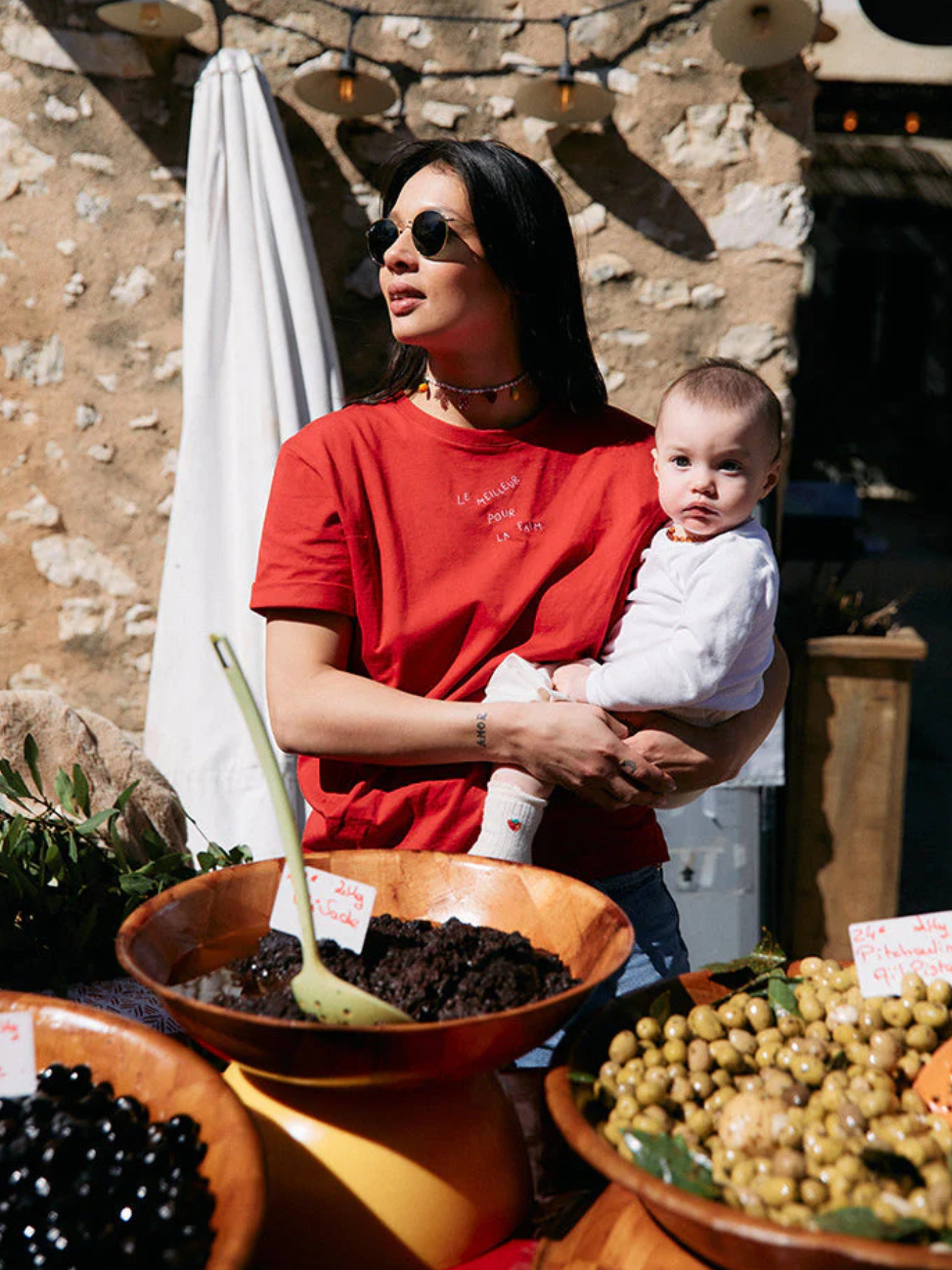 T-shirt maternité Le meilleur pour la faim