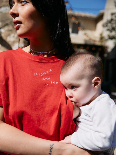 T-shirt maternité Le meilleur pour la faim