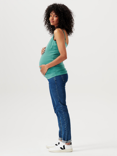 Emerald maternity and nursing top with adjustable straps