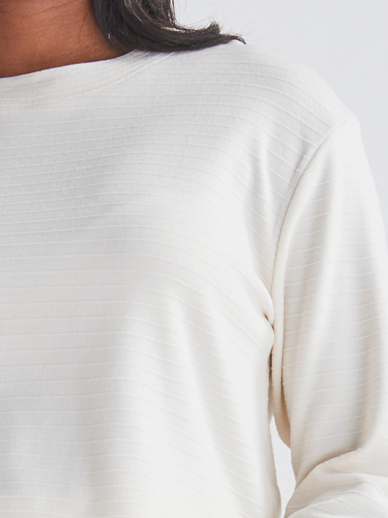 Grijze geribbelde zwangerschapsset