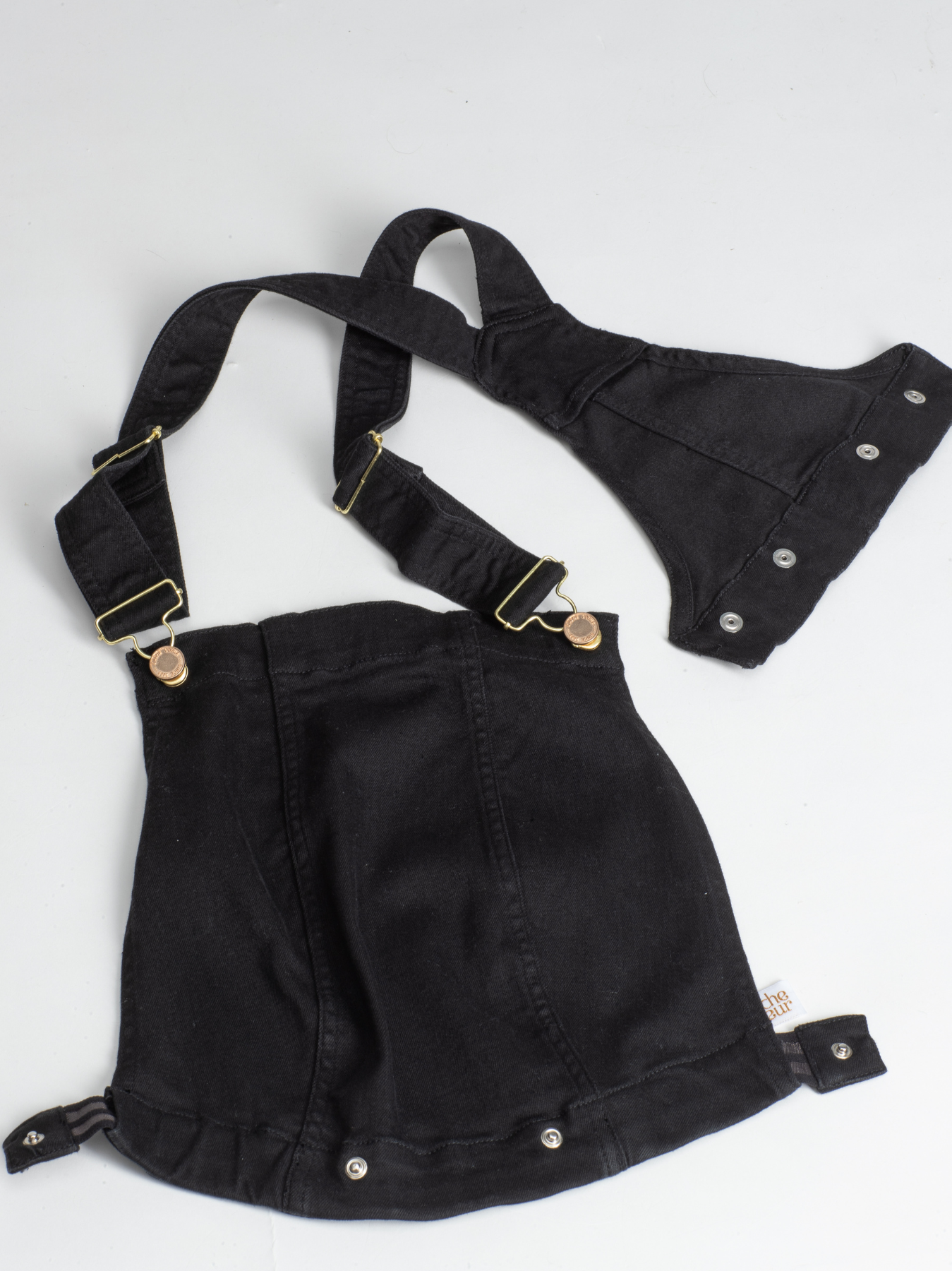 Stone Black Overall Top