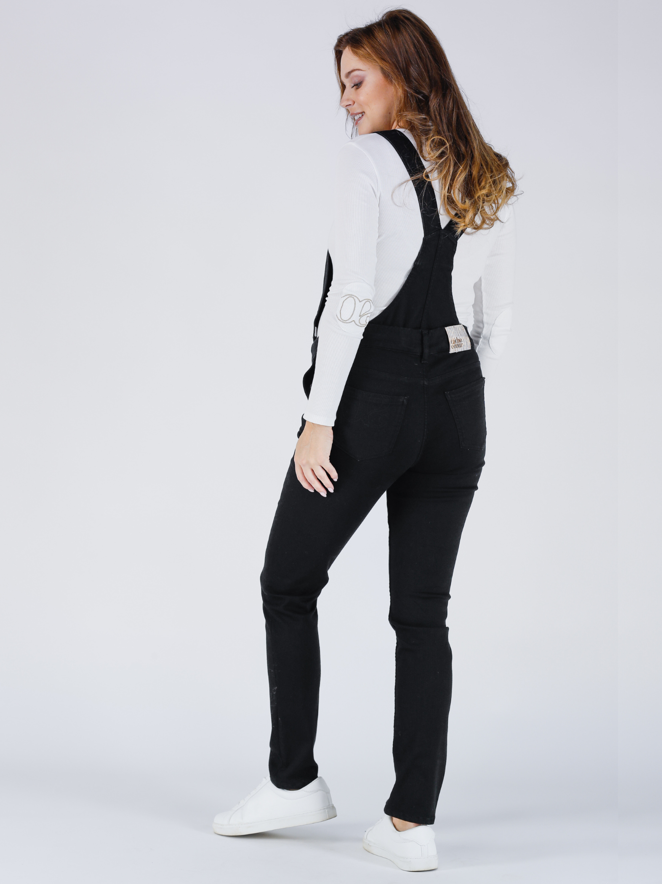Stone Black Overall Top