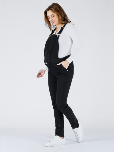 Stone Black Overall Top