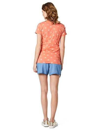 Flowing maternity shorts