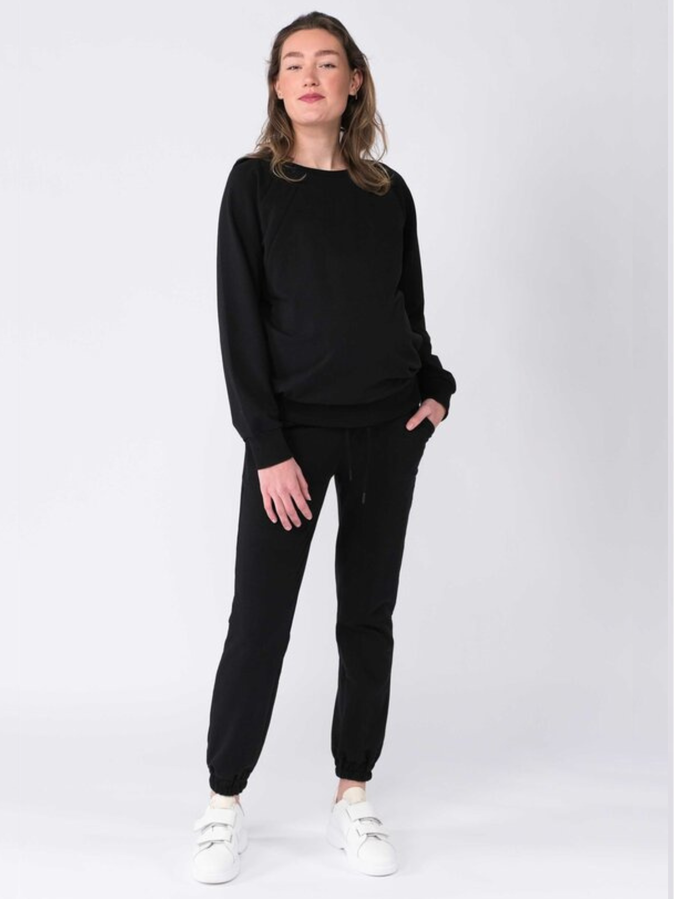Sweater de maternité Noir