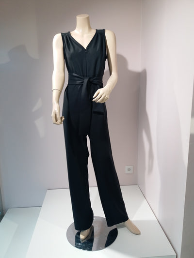 Zwangerschapsjumpsuit met ritssluiting Zwart
