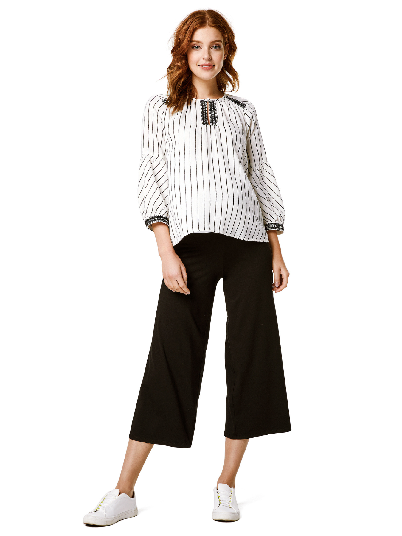 Ethnic maternity blouse