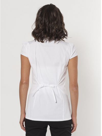 Chic white maternity top