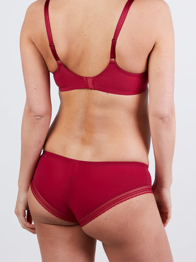 Milk burgundy bra 