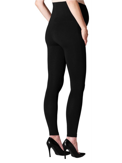 Legging de grossesse en coton organique Noir