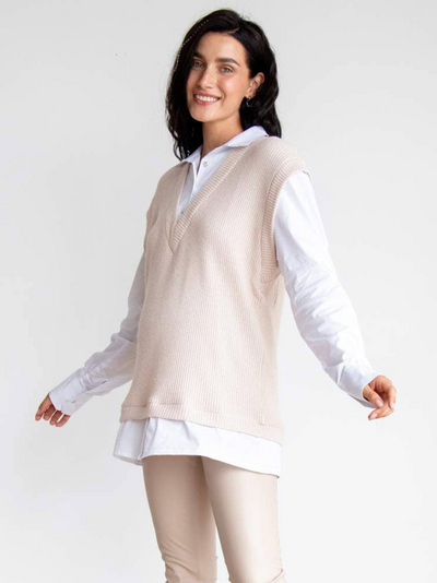 Beige maternity sweater/shirt
