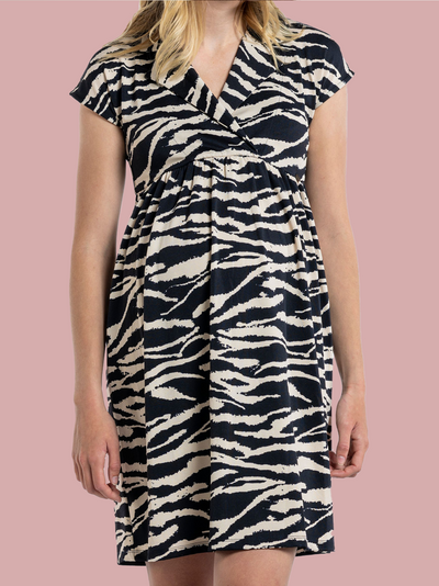 Robe de maternité Zebra