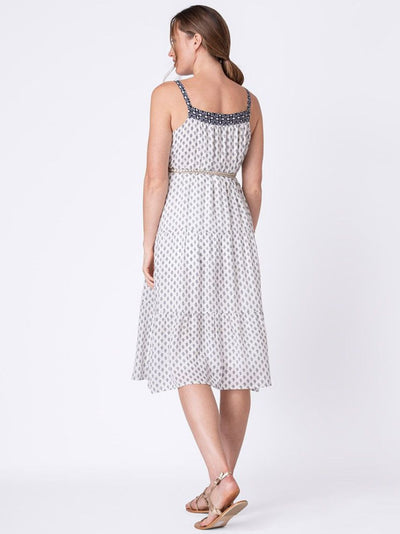 Boho Nevena cotton mid-length maternity dress