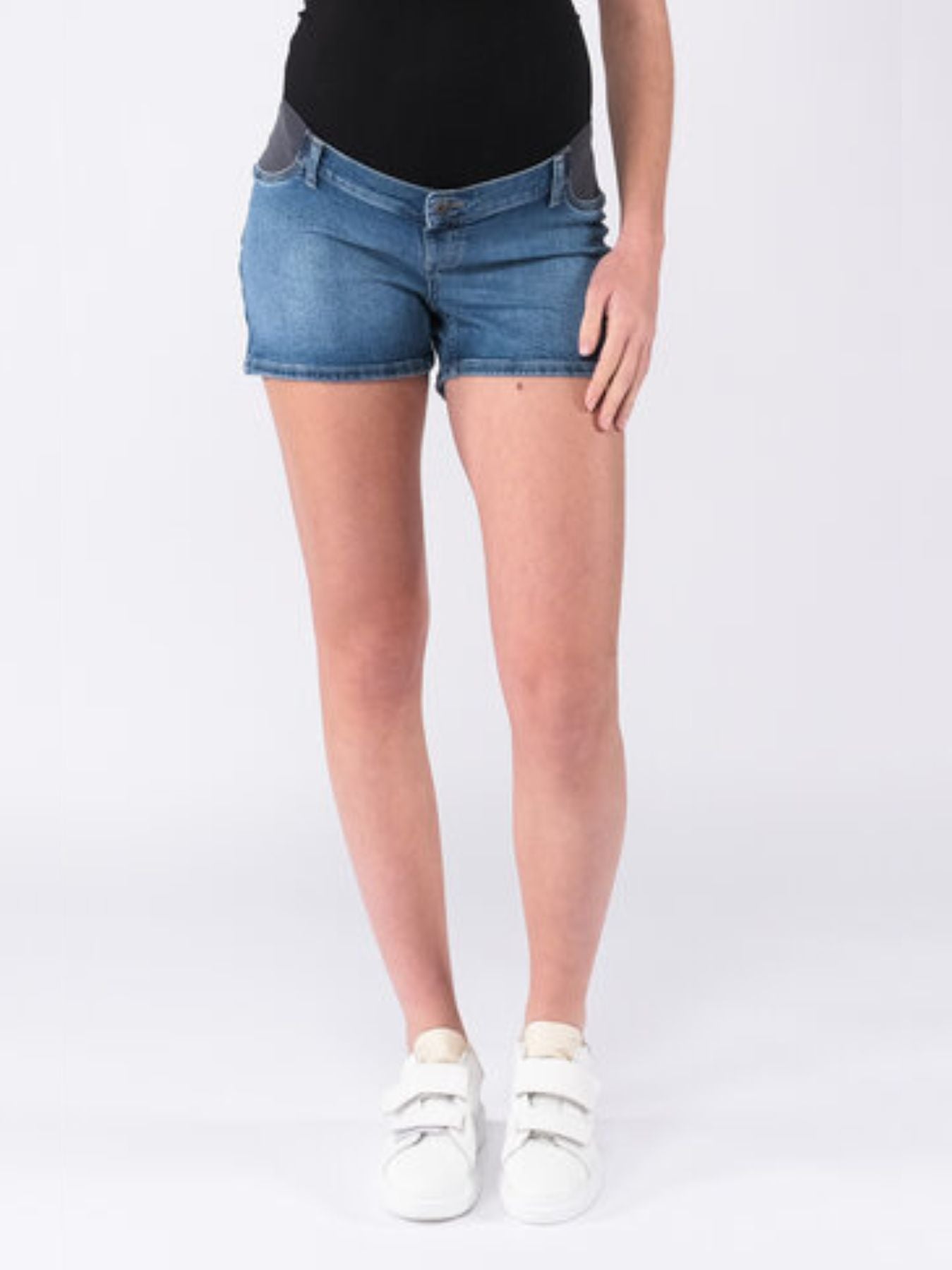 Korte elastische zwangerschapsshort