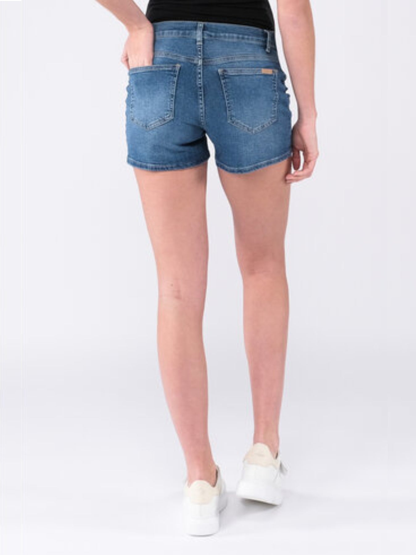 Korte elastische zwangerschapsshort