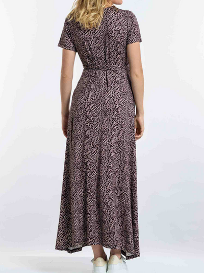 Robe longue imprimé animal